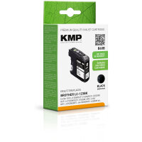 KMP Tintenpatrone für Brother LC123BK Black