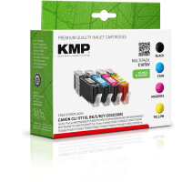 KMP Tintenpatrone für Canon CLI571CXL, CLI571MXL...